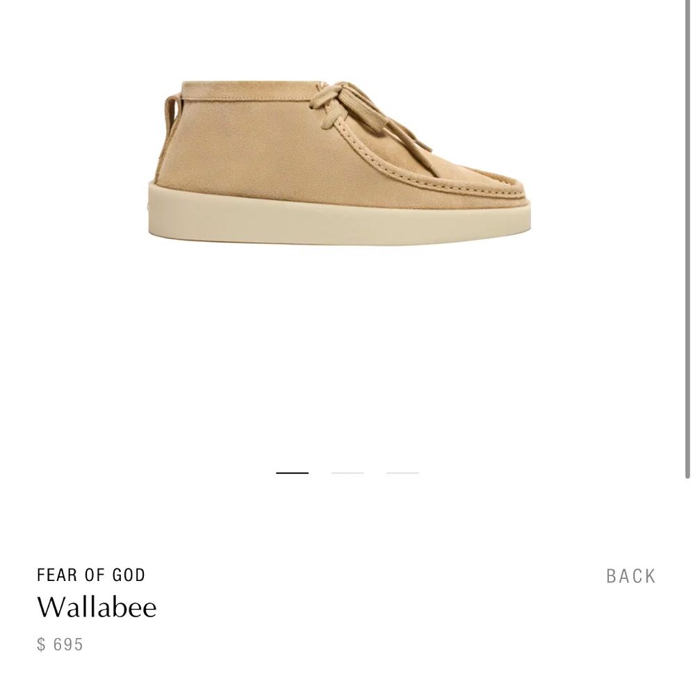 Fear Of God Wallabee